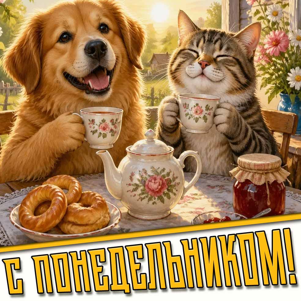 Прикольная картинка "С понедельником!"