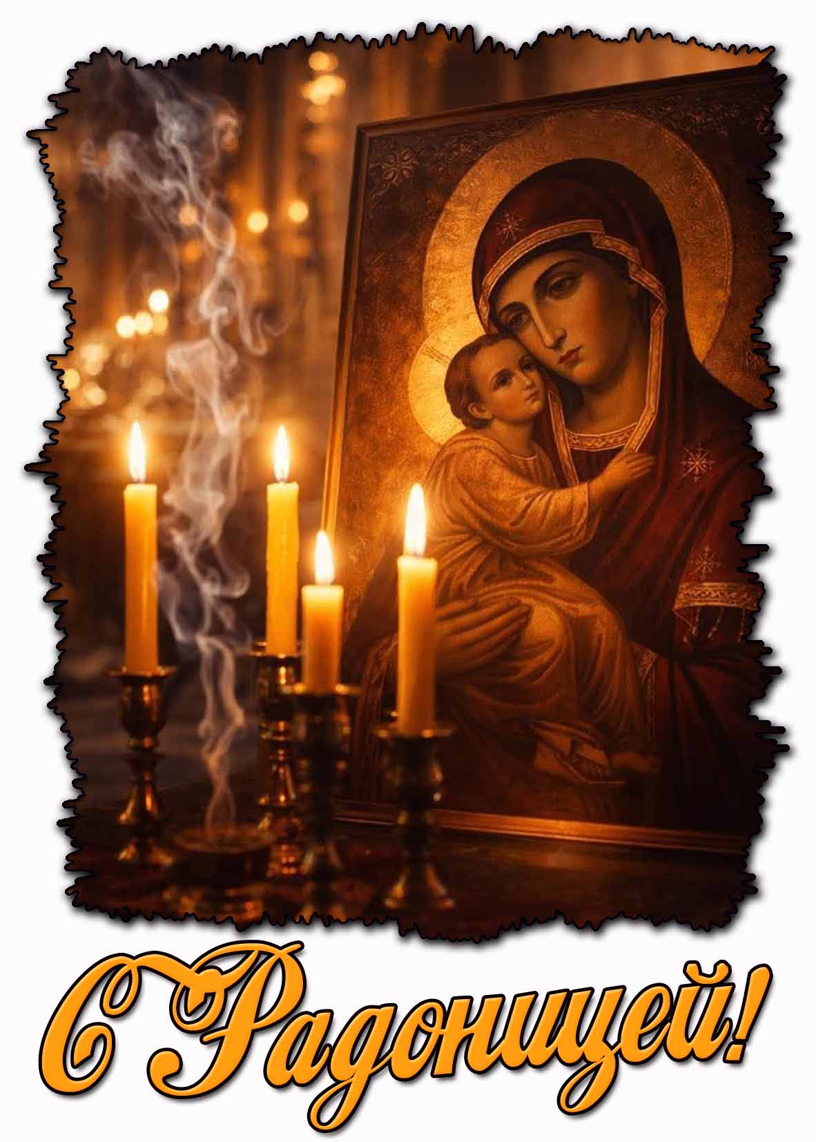 С Радоницей! - церковная открытка