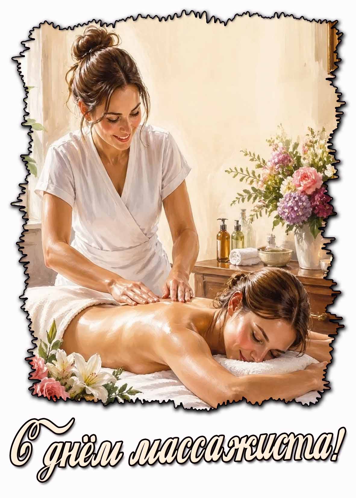 С днём массажиста! - картинка для женщины