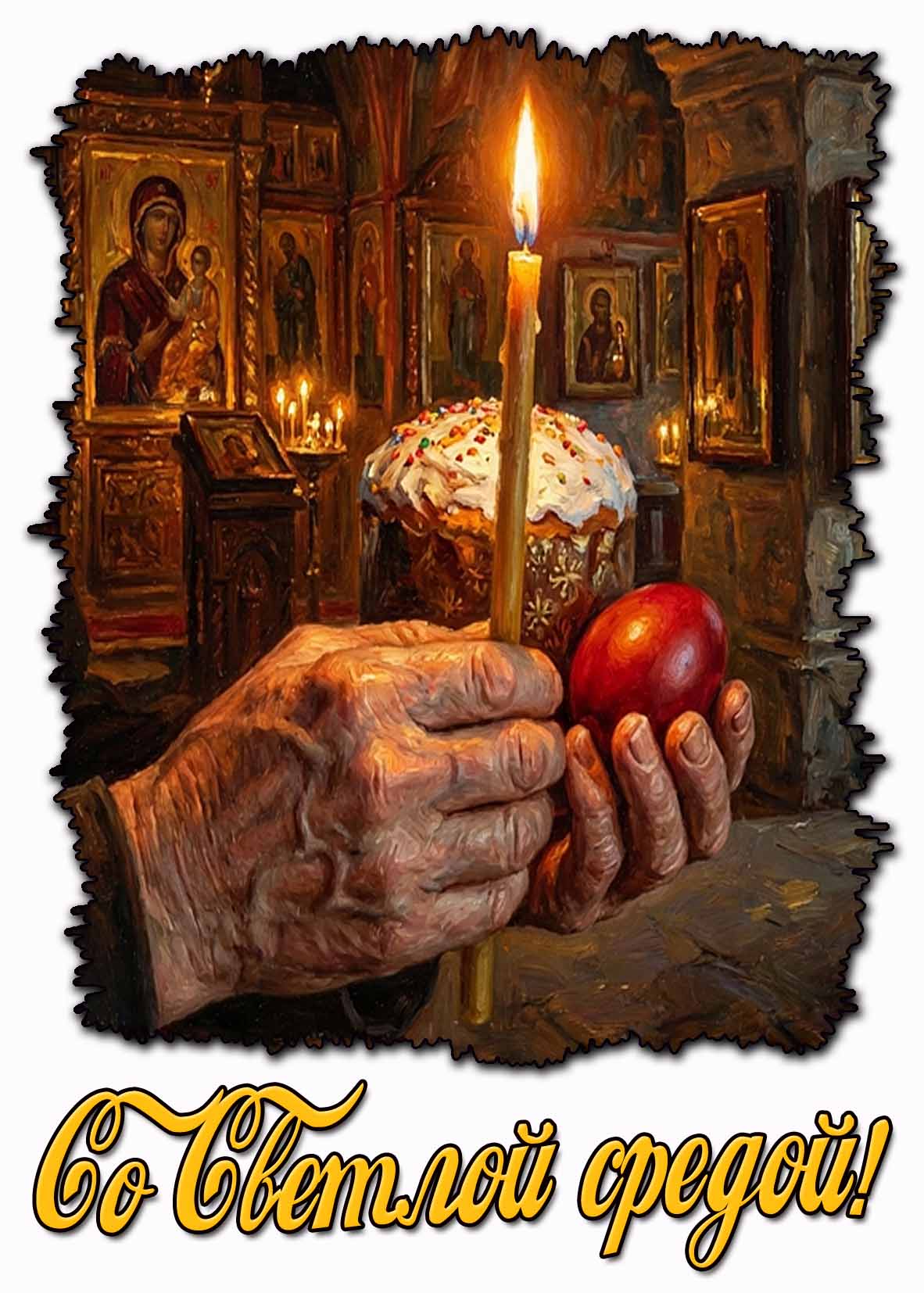 Церковная картинка со Светлой средой