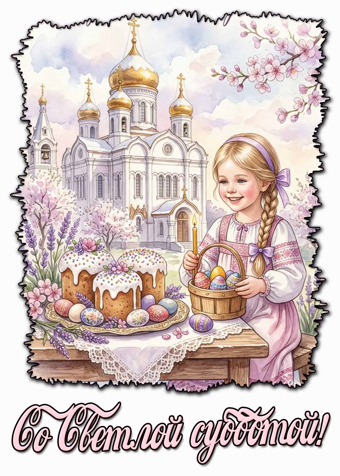 Картинка со Светлой субботой