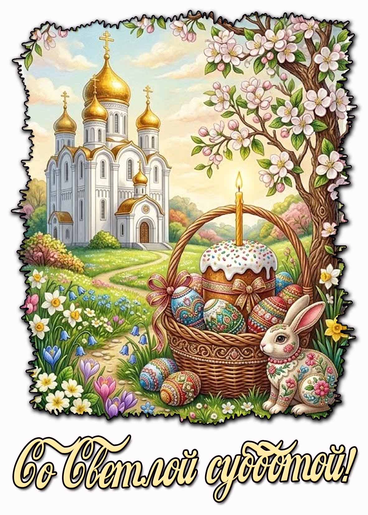 Красивая картинка "Со Светлой субботой!"
