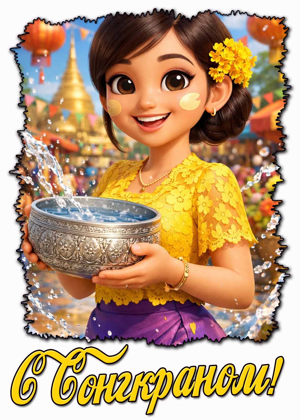 Картинка с Сонгкраном