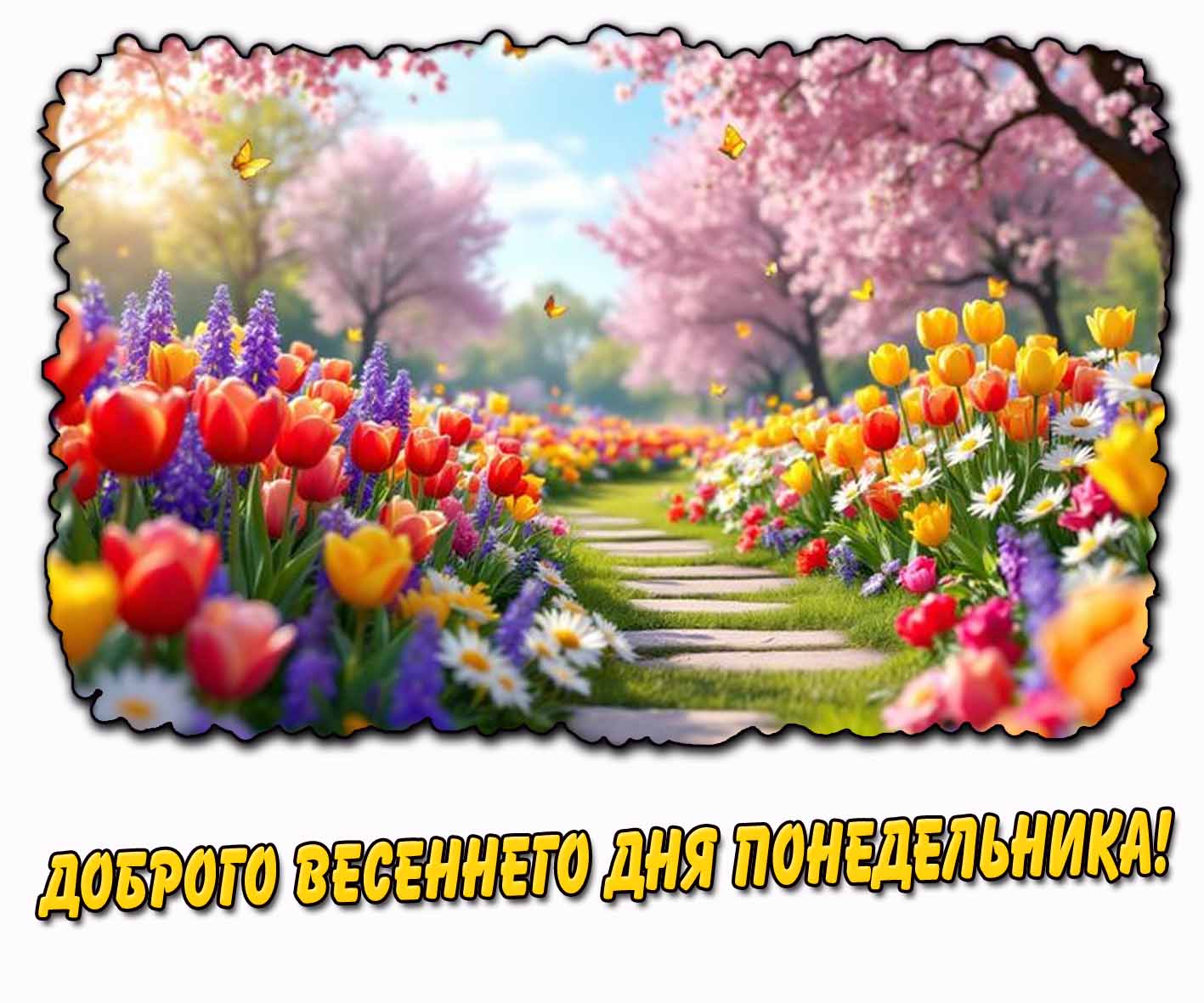 Картинка доброго весеннего дня понедельника