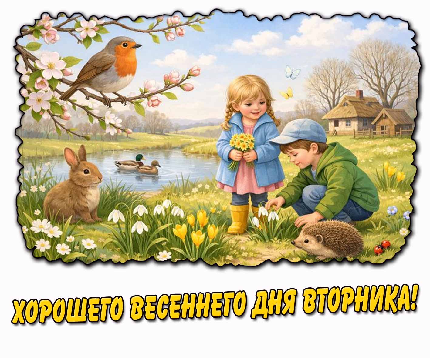 Картинка хорошего весеннего дня вторника