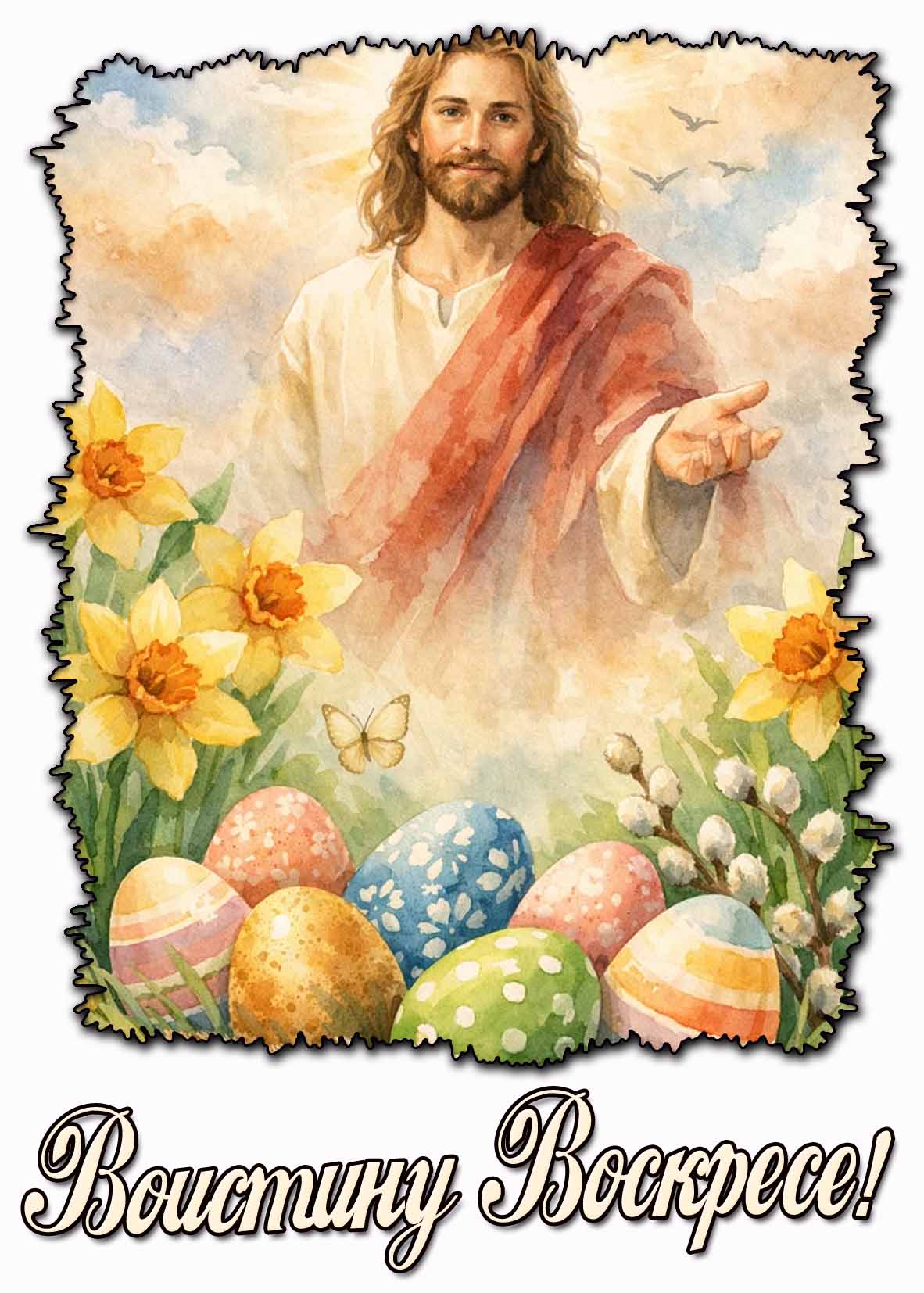 Красивая картинка «Воистину воскресе!»