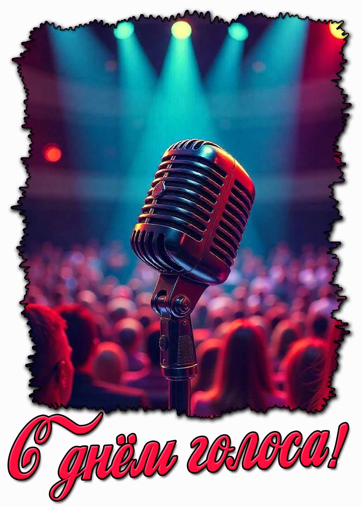 Открытка с днём голоса