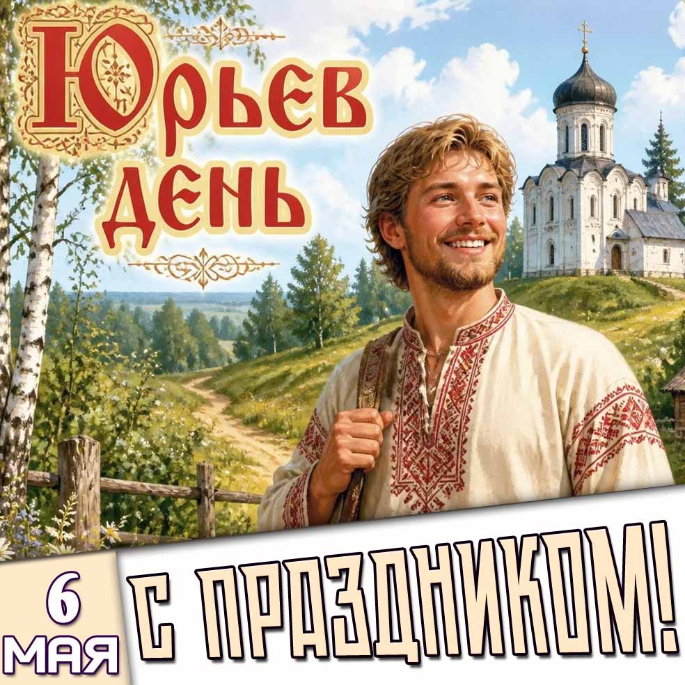 Картинка "6 мая - Юрьев день! С праздником!"