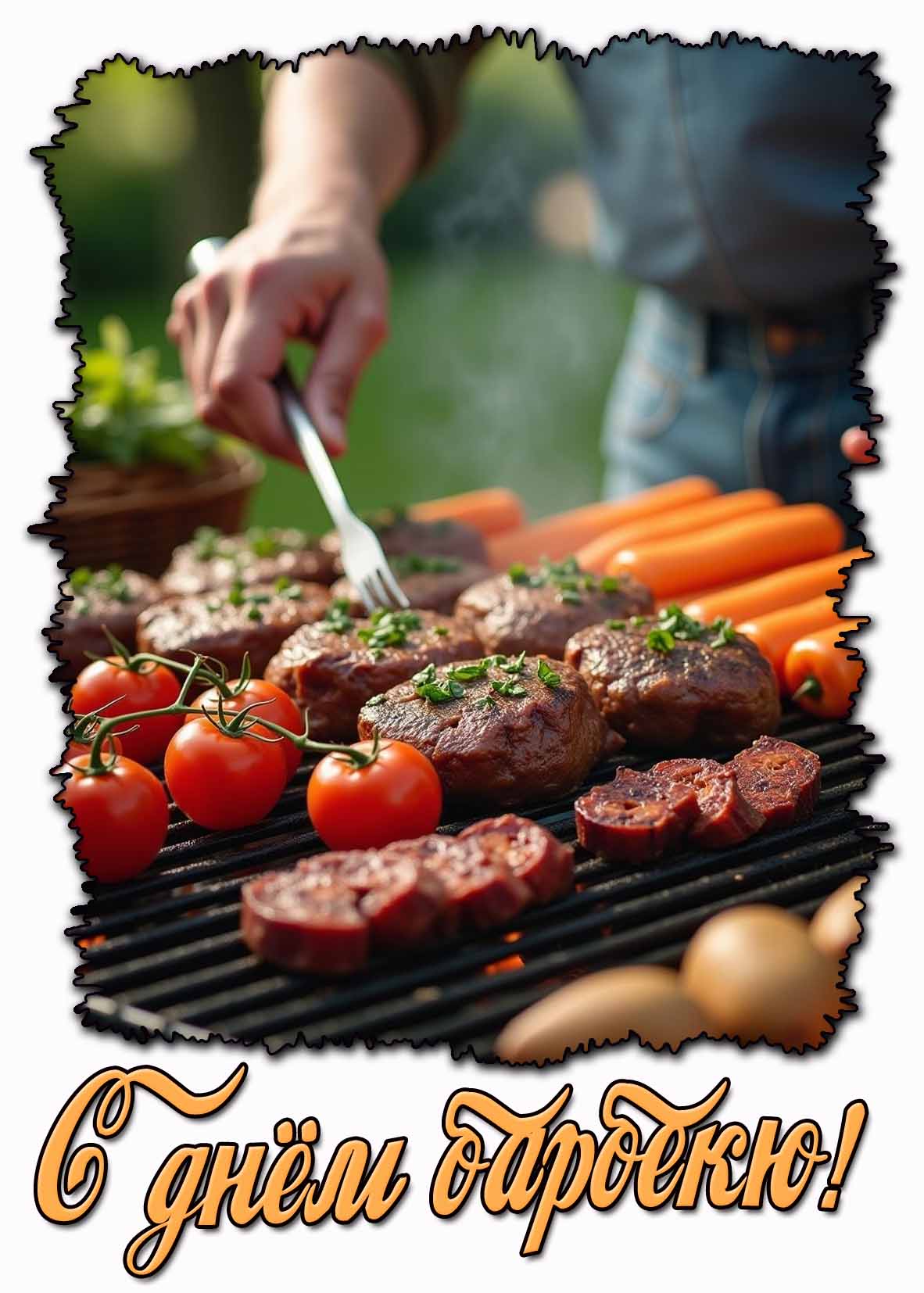 Открытки с днём барбекю
