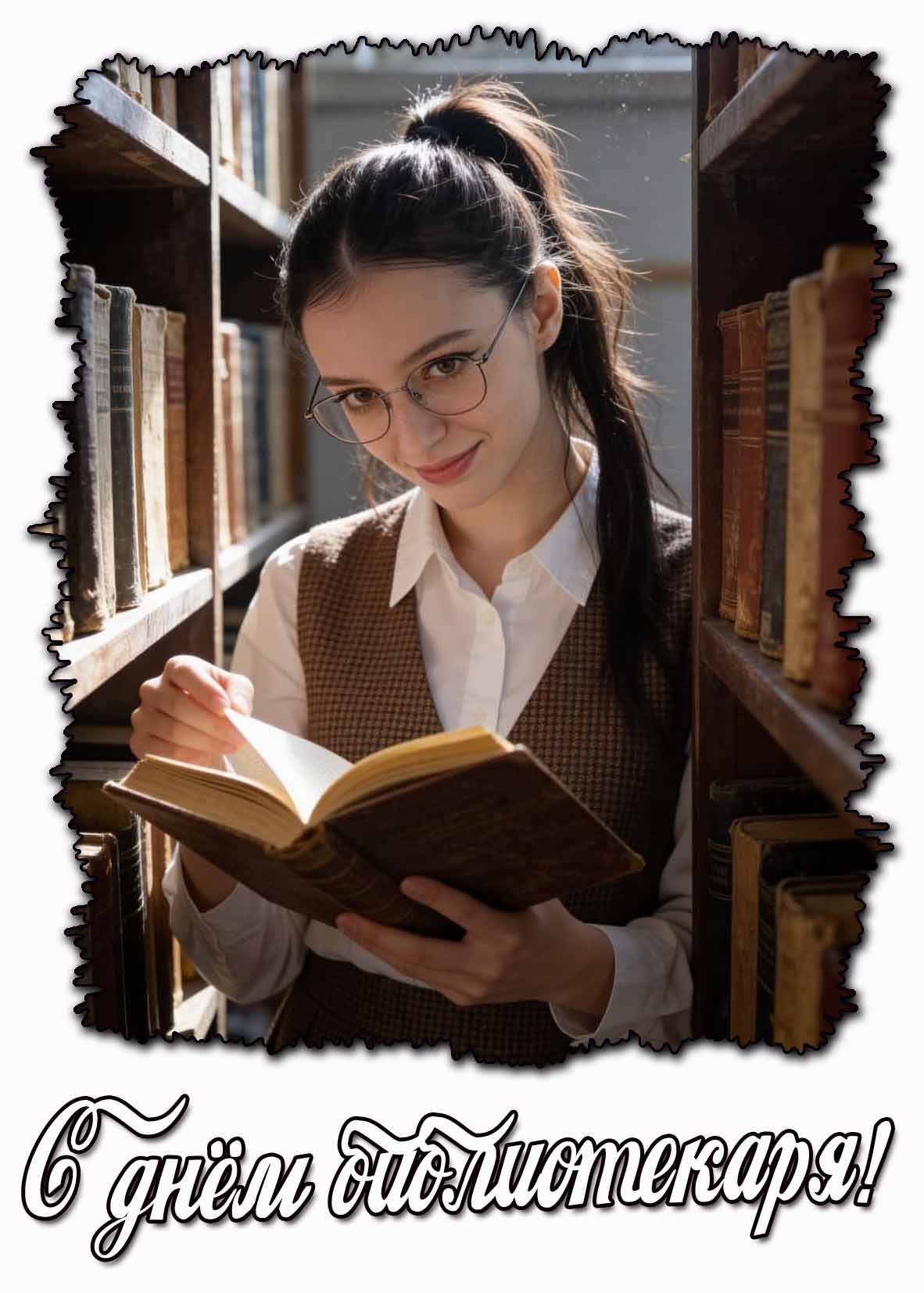 Картинка с днём библиотекаря
