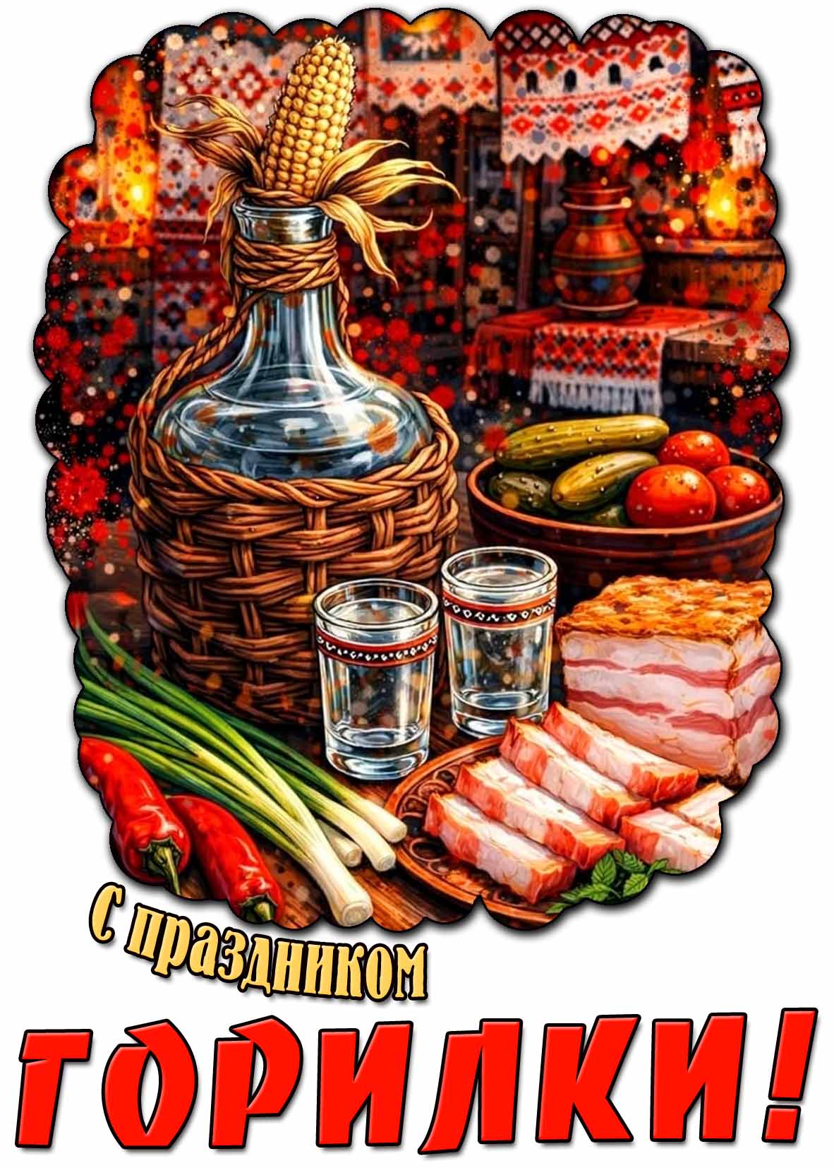 Картинка с праздником горилки