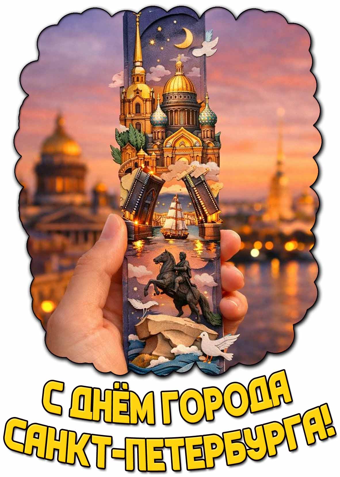 Картинка с днём города Санкт-Петербурга