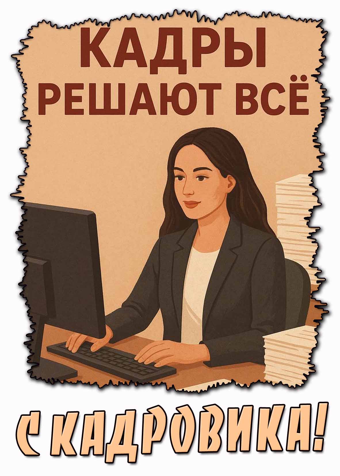 Картинка "Кадры решают всё! С днём кадровика!"
