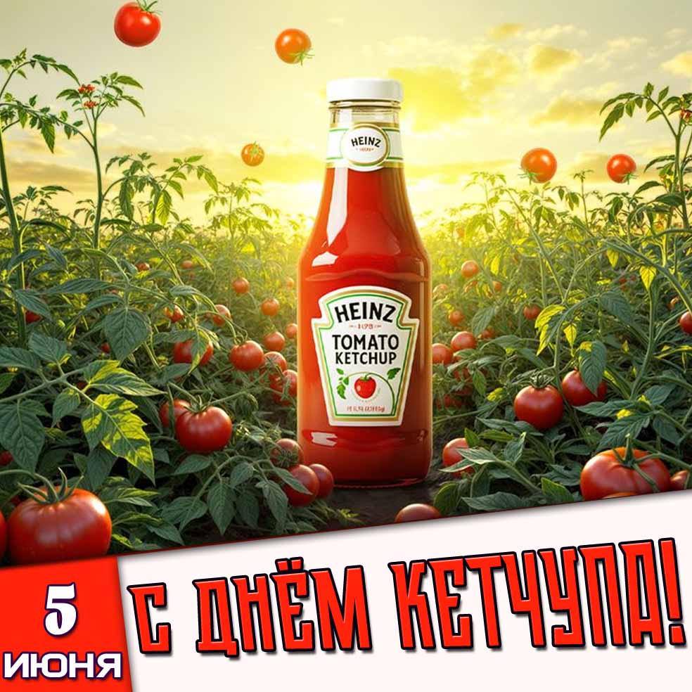 Картинка 5 июня - с днём кетчупа!