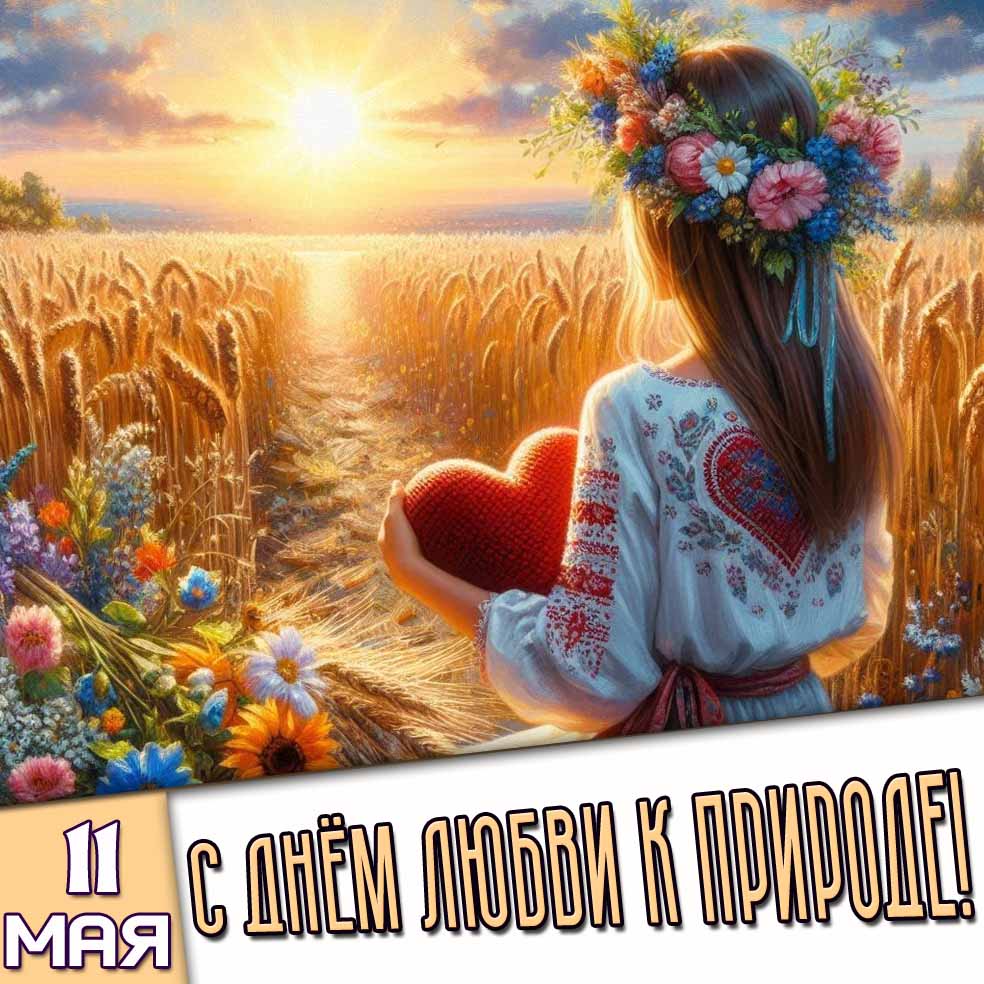 Картинка 11 мая - с днём любви к природе!