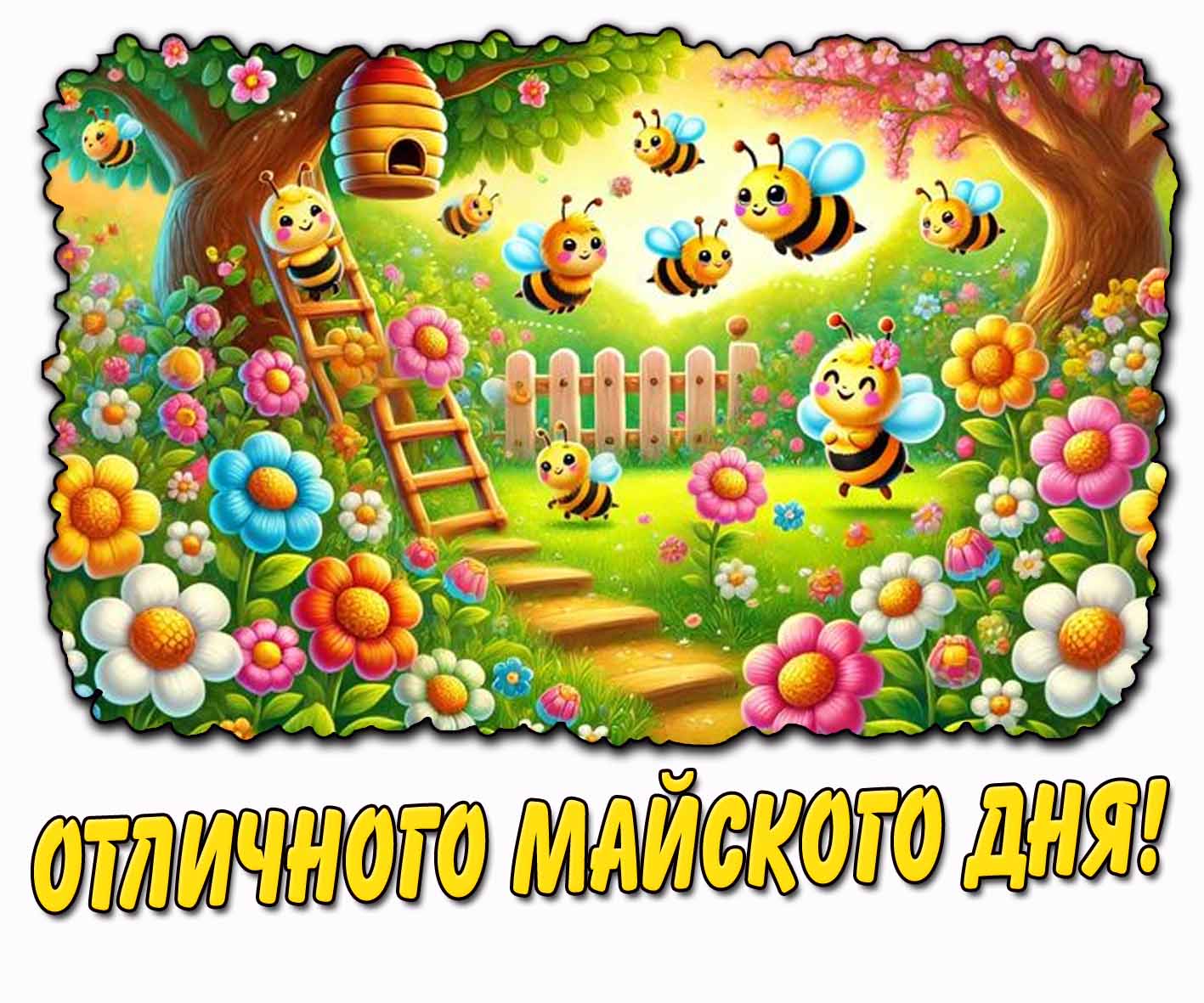 Отличного майского дня! - картинка для детей