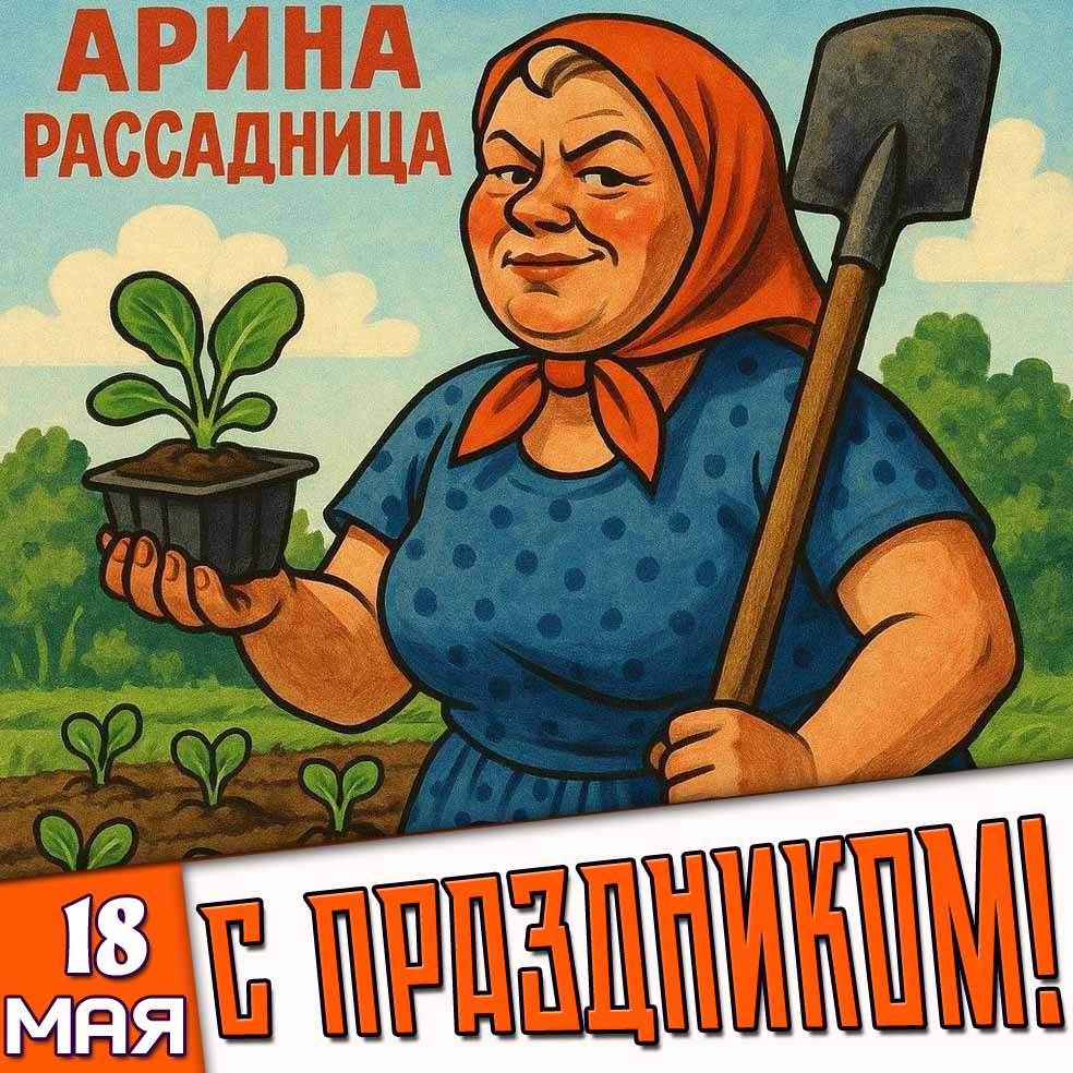 Картинка 18 мая - Арина Рассадница!