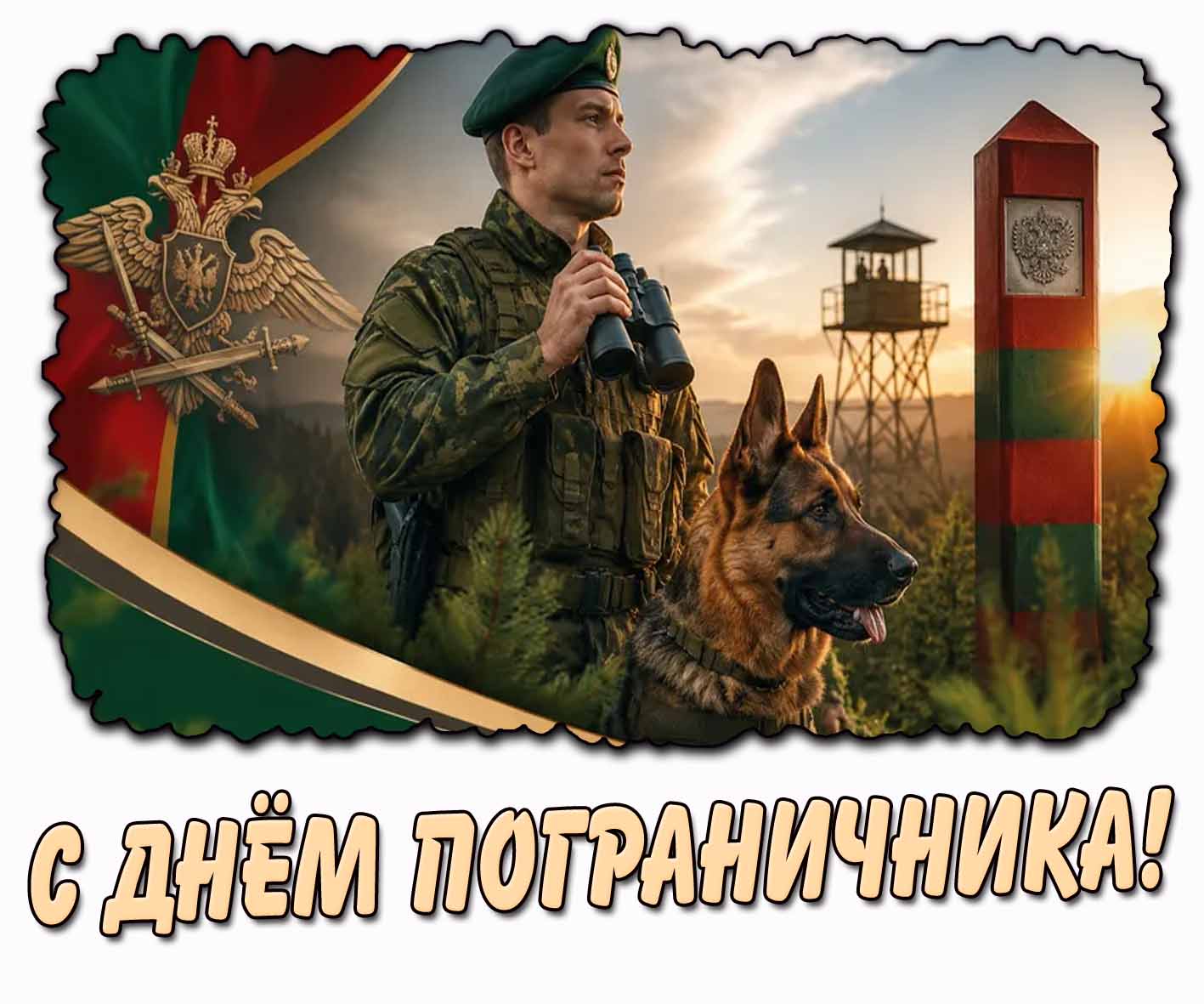 Картинка с днём пограничника