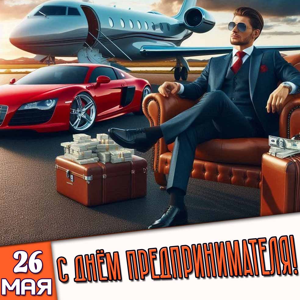 Картинка 26 мая - с днём предпринимателя!