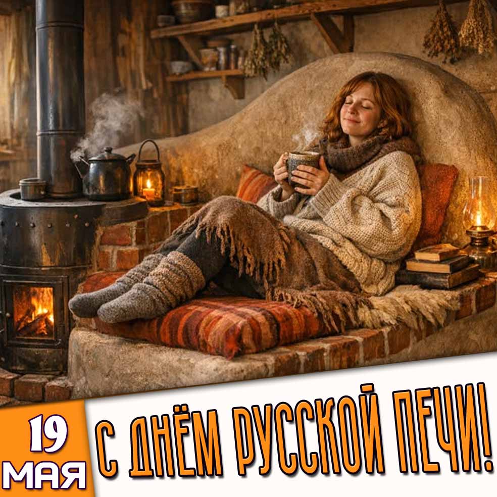 Картинка 19 мая - с днём русской печи!