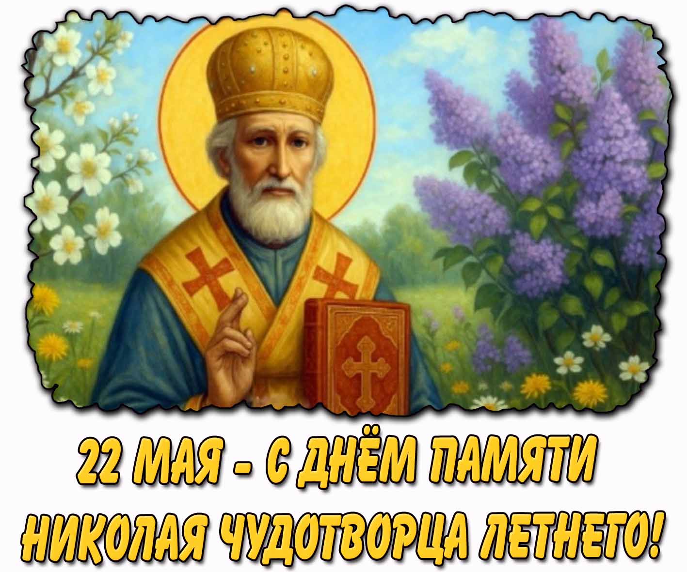 С днём памяти Николая Чудотворца летнего! - картинка на 22 мая
