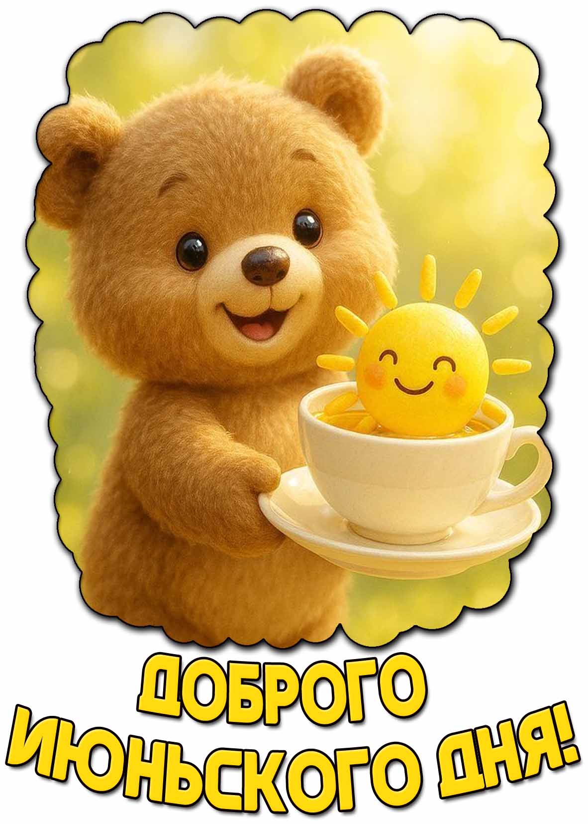Открытка доброго июньского дня