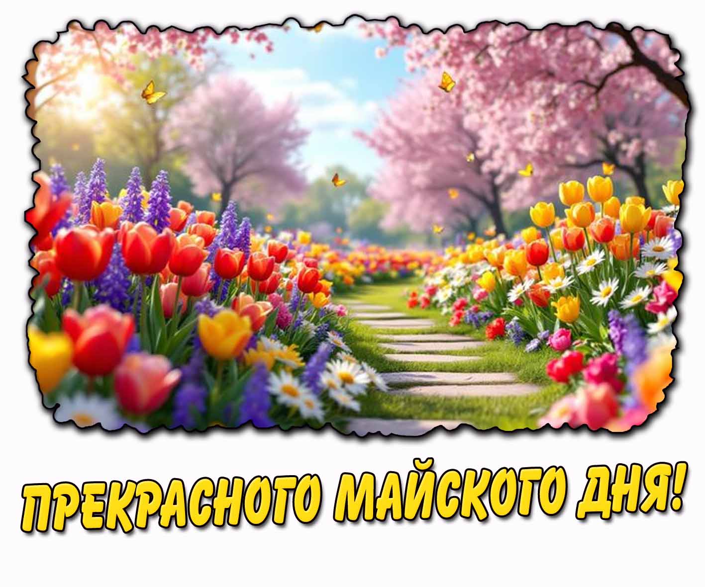 Открытка прекрасного майского дня