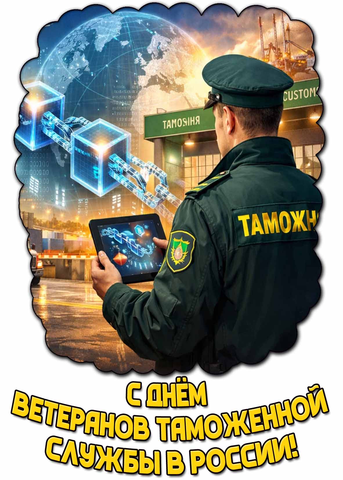 Картинка с днём ветеранов таможенной службы России