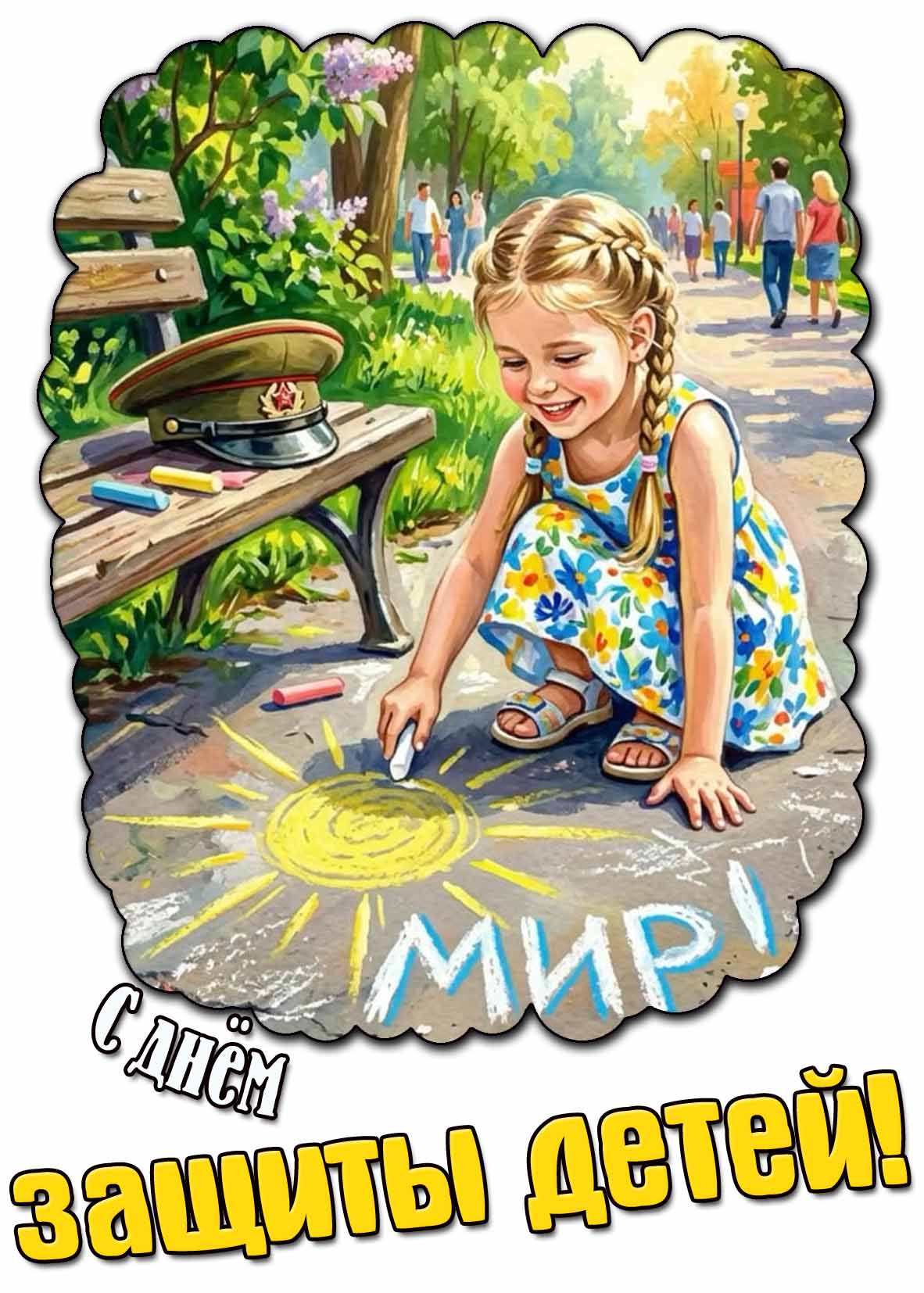 Картинка с днём защиты детей