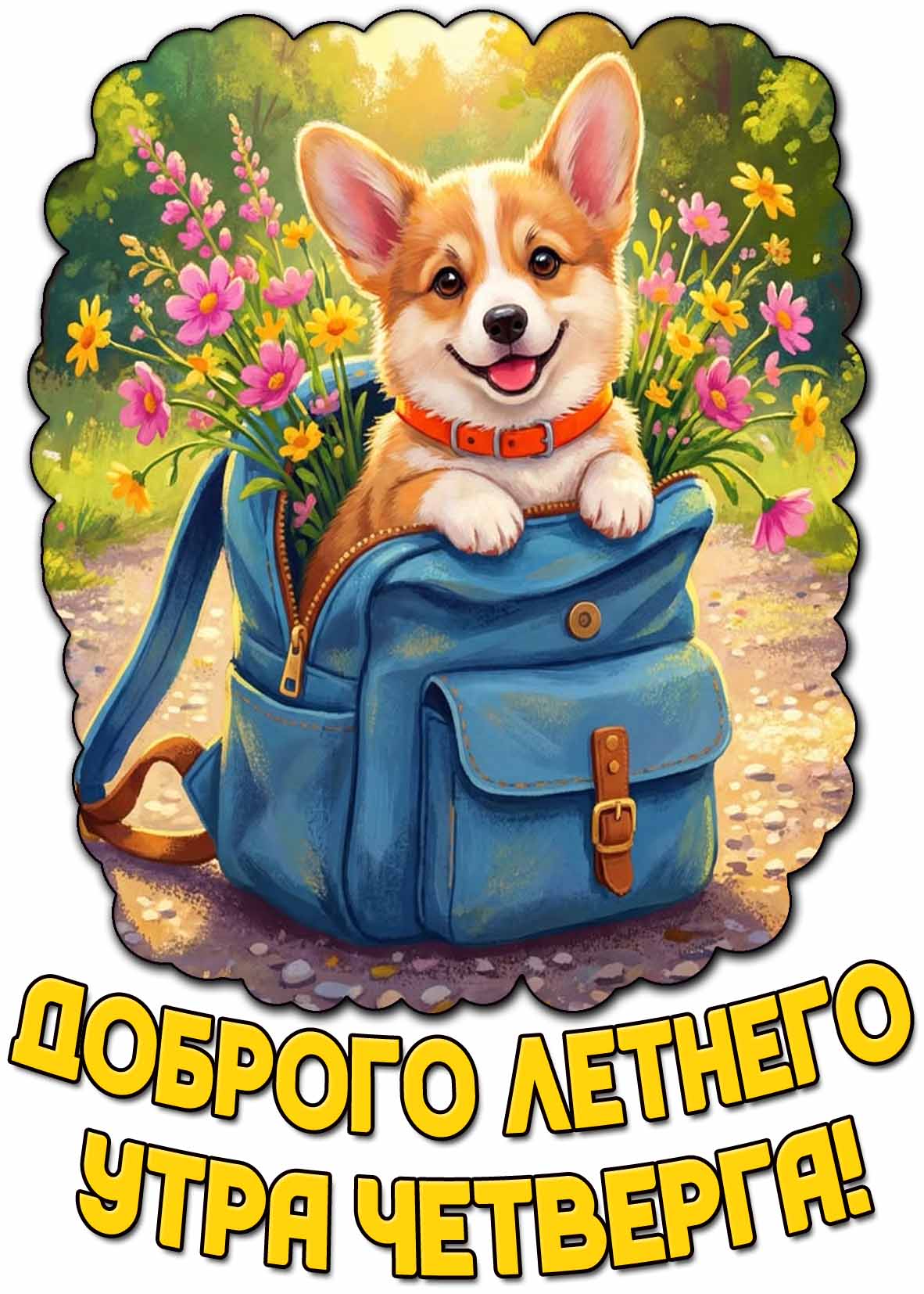 Картинка доброго летнего утра четверга