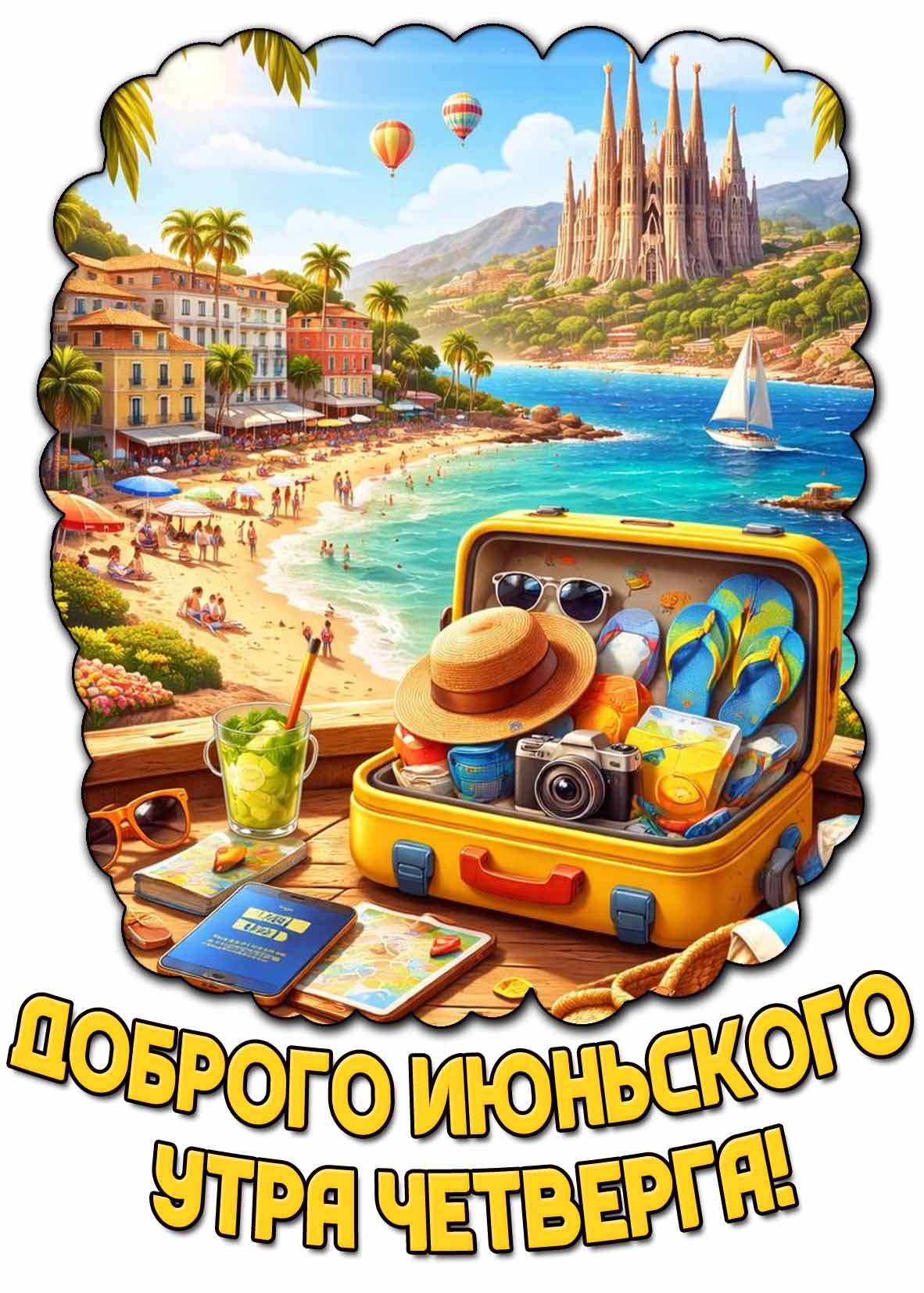Картинка доброго июньского утра четверга