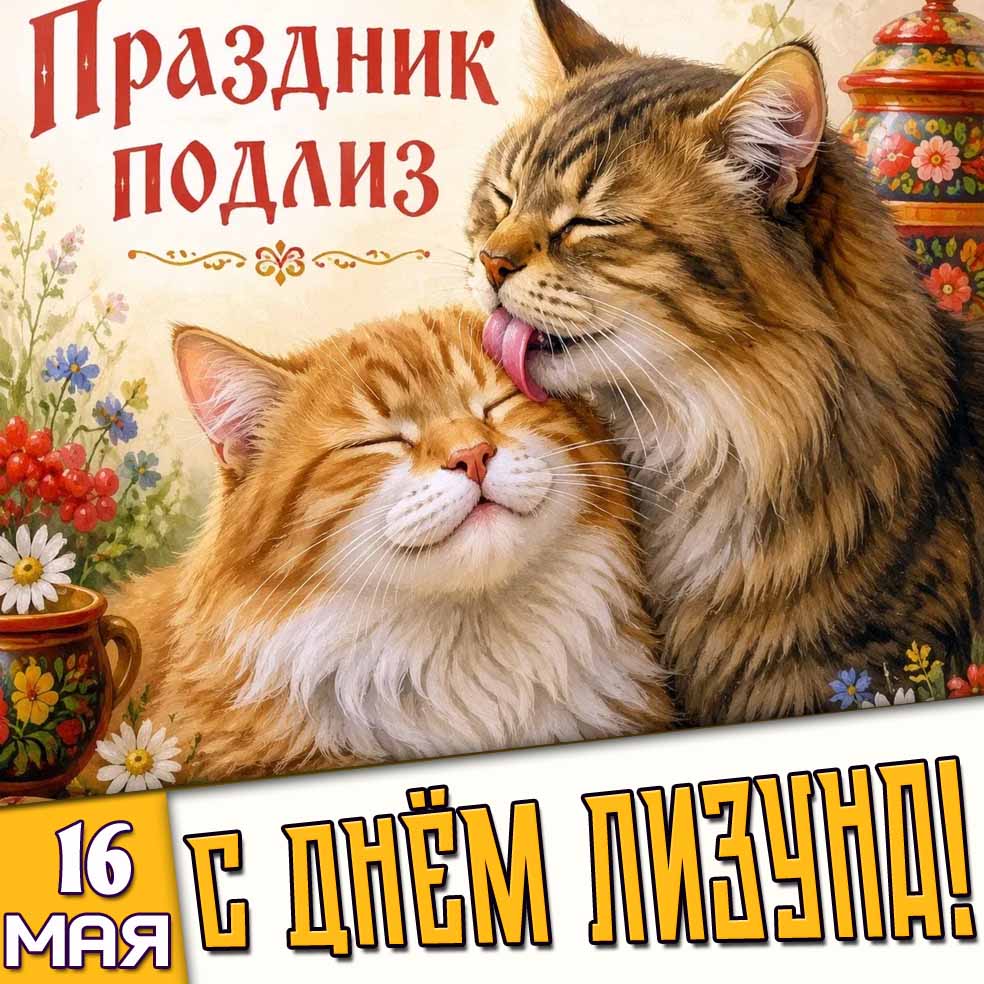 Картинка "16 мая - праздник подлиз! С днём лизуна!"