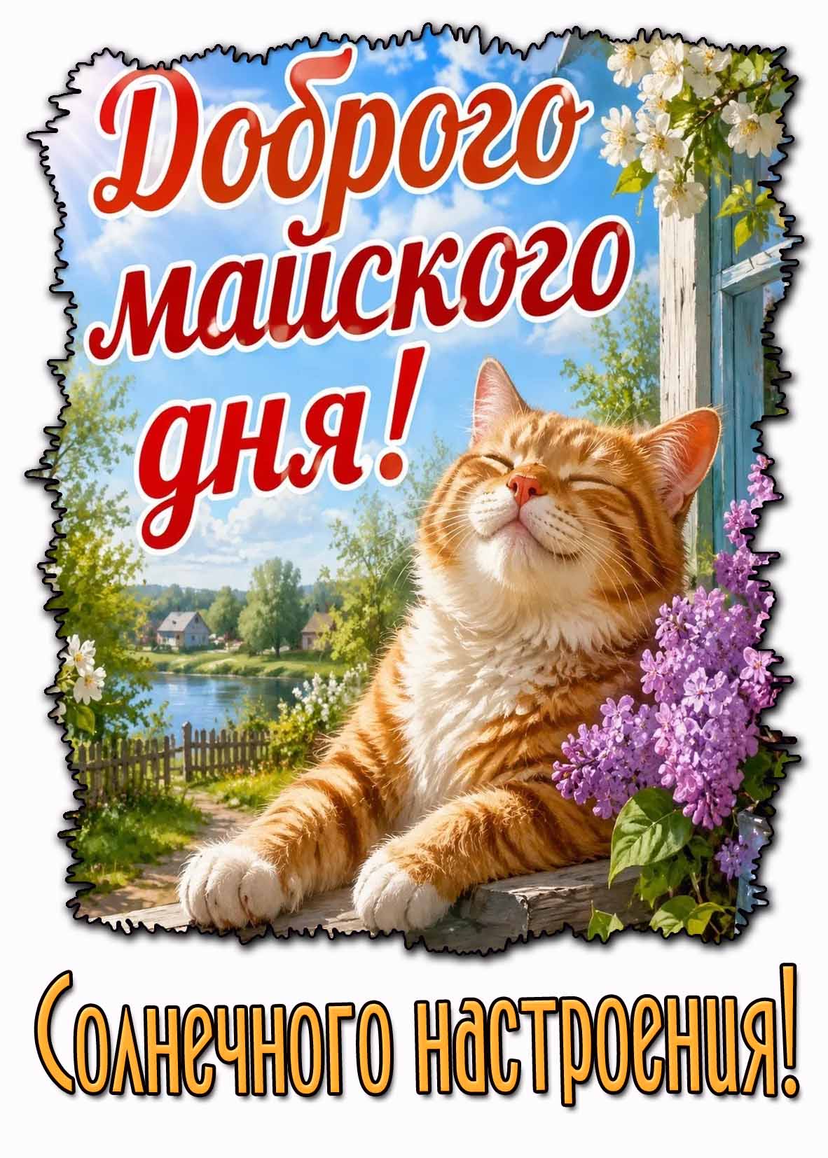 Картинка "Доброго майского дня! Солнечного настроения!"