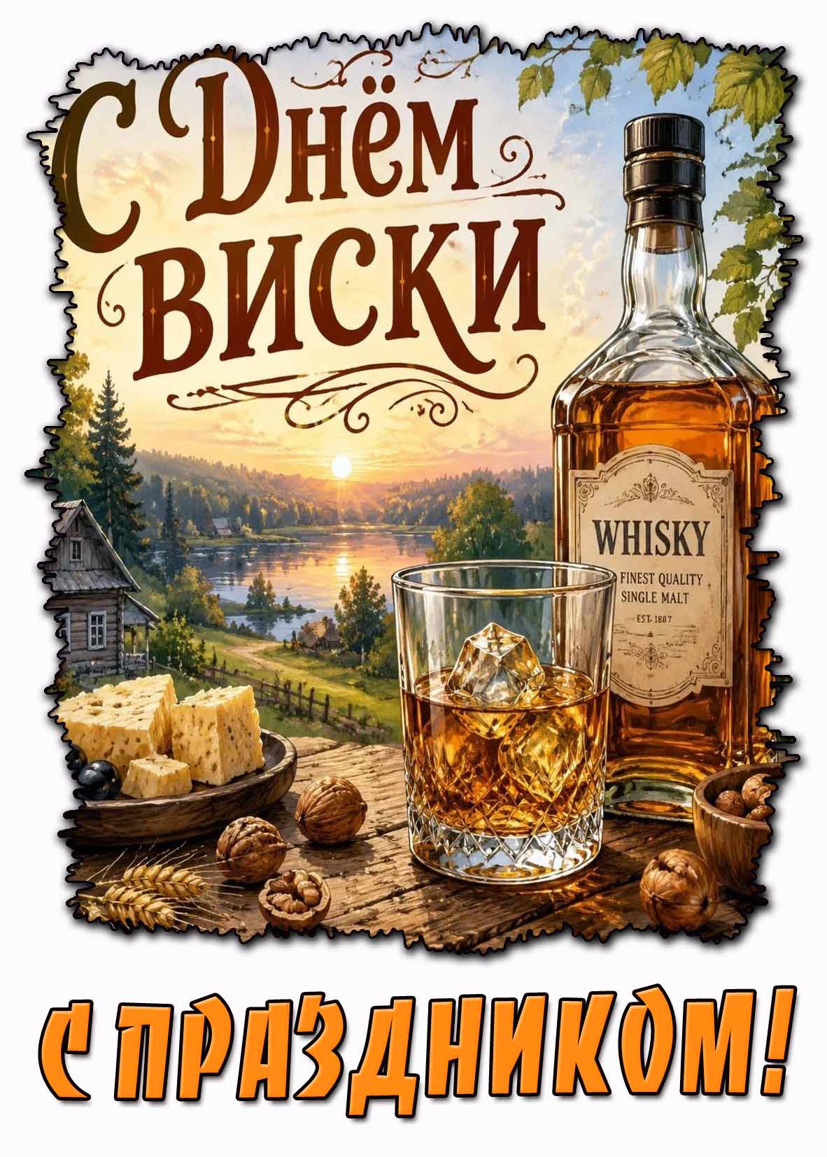 Картинка "С днём виски! С праздником!"