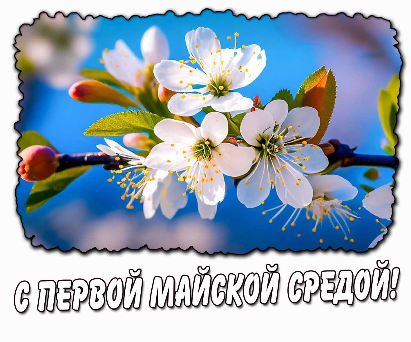 Картинка с первой майской средой
