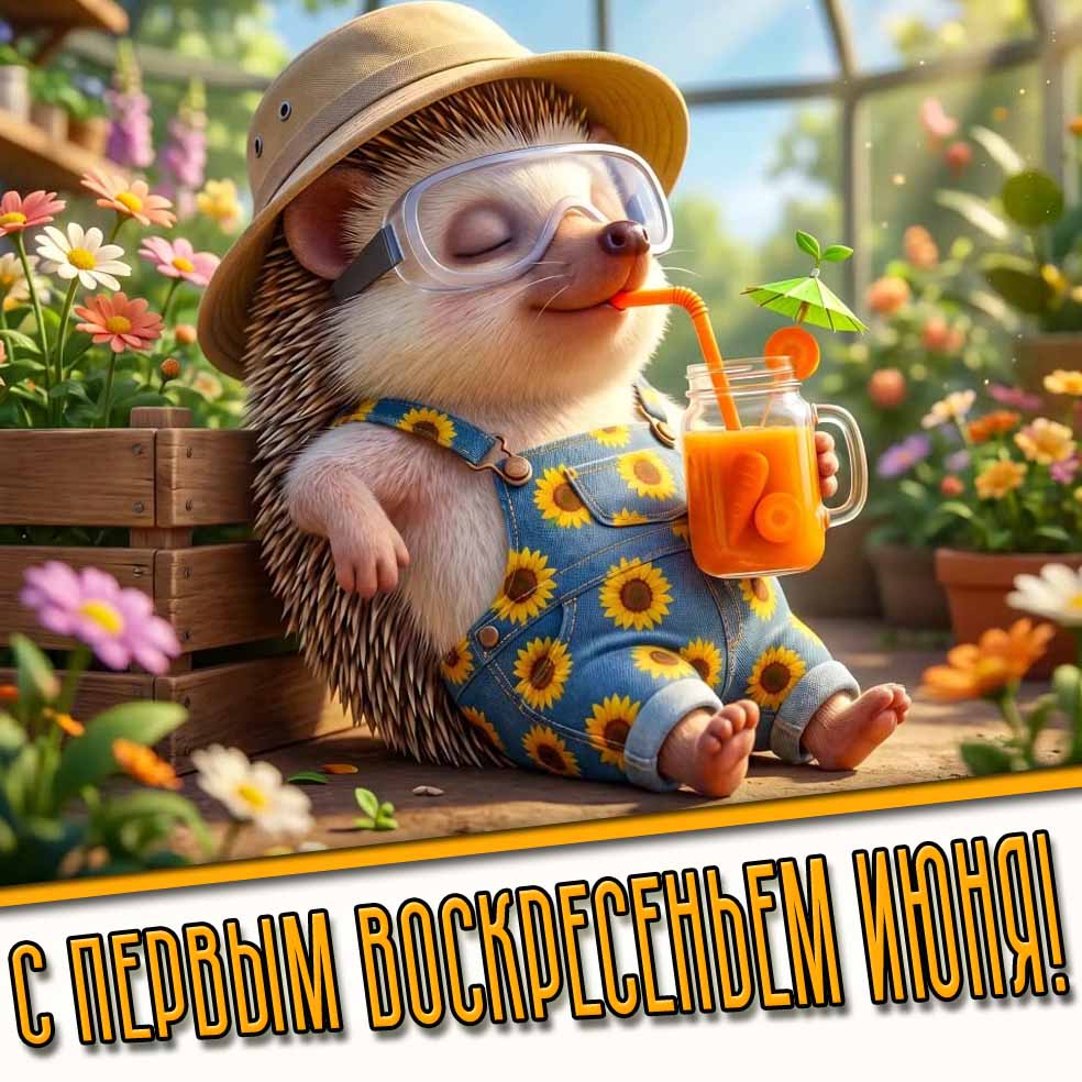 Картинка с первым воскресеньем июня