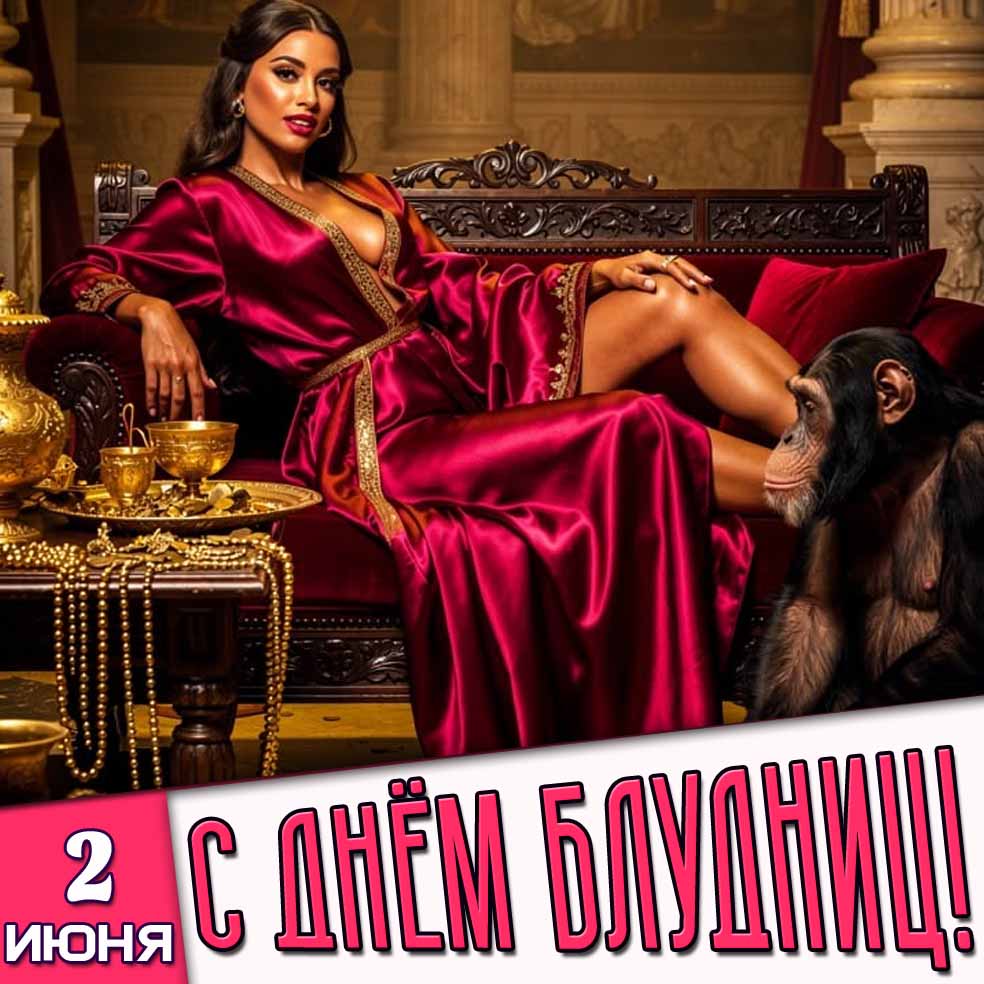 Картинка 2 июня - с днём блудниц!