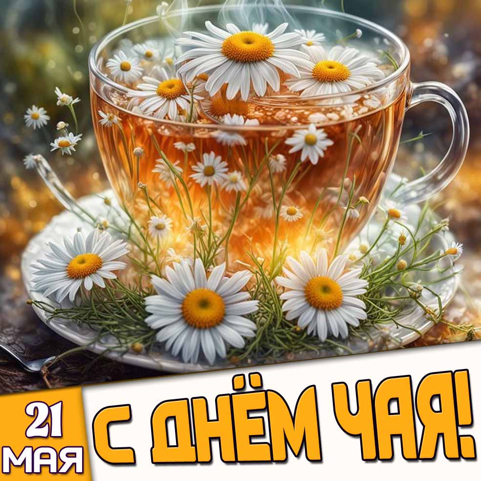 Картинка 21 мая - с днём чая!