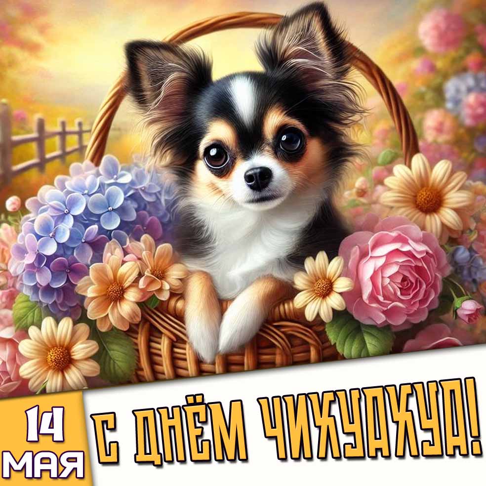Картинка 14 мая - с днём чихуахуа!