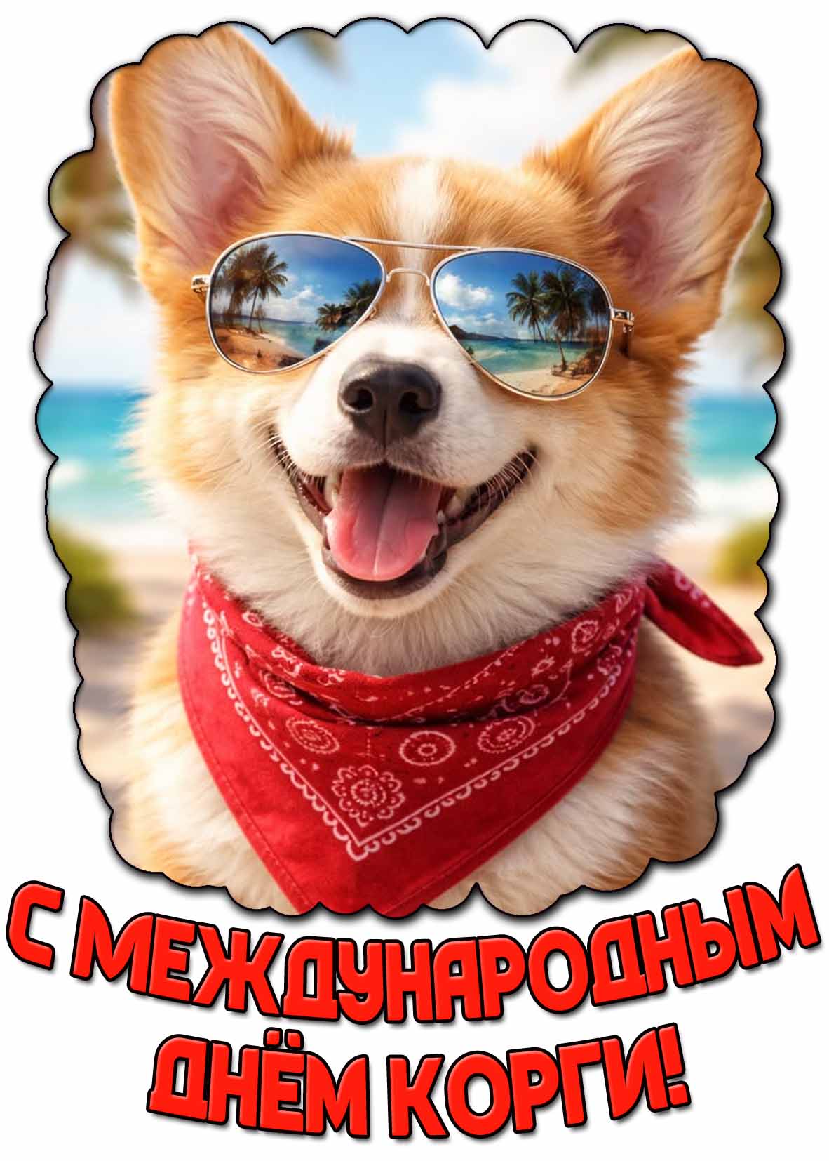 Картинка с Международным днём корги