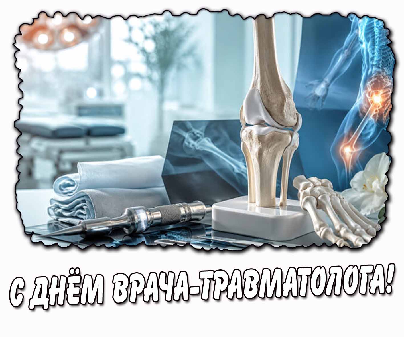 Открытка с днём врача-травматолога