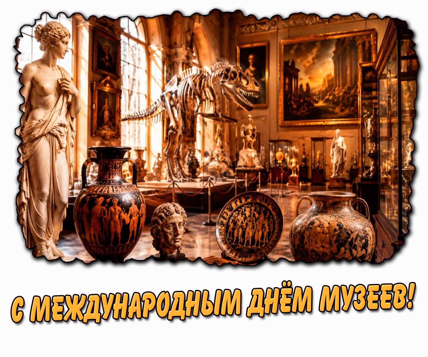 Открытка с Международным днём музеев!