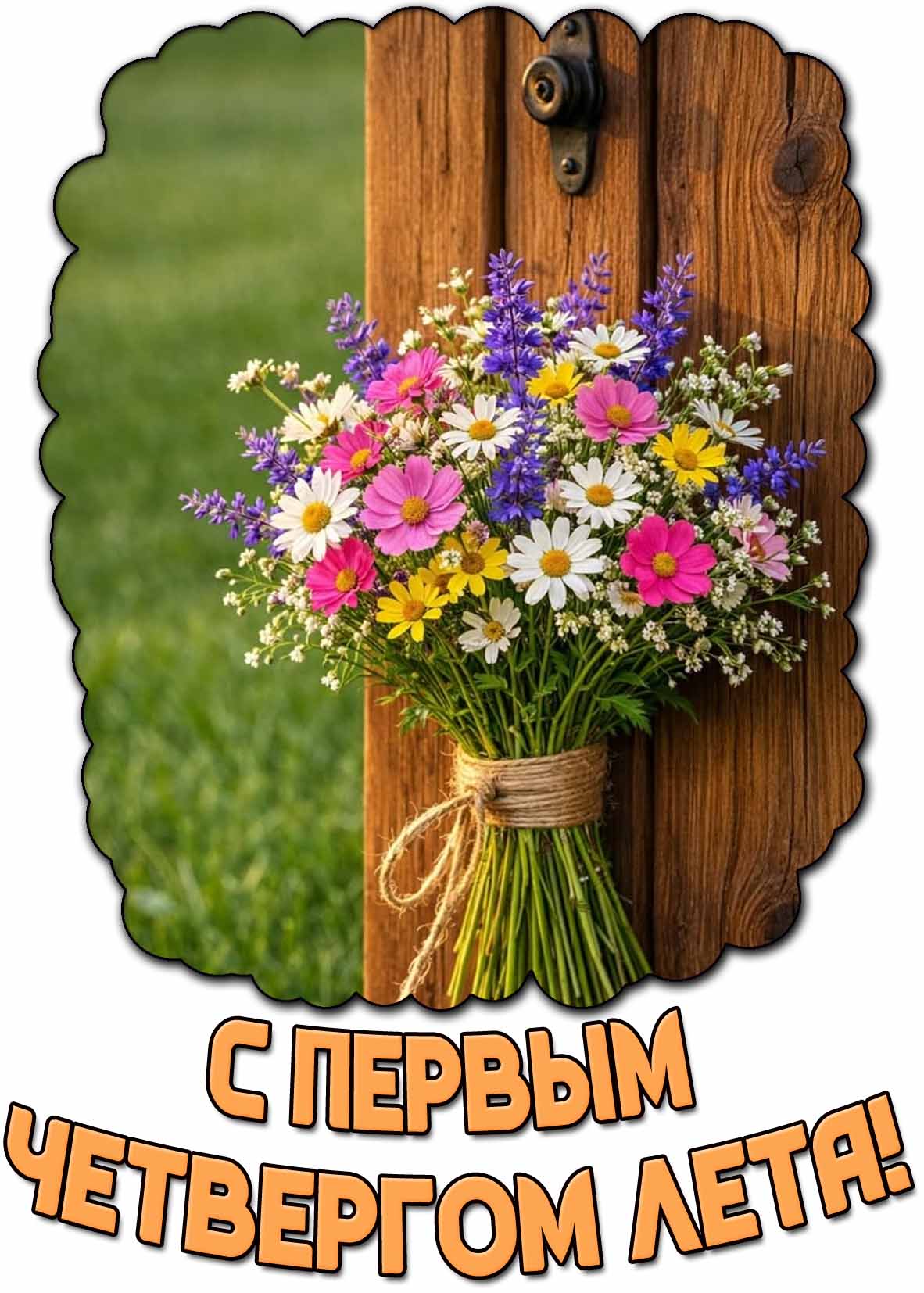 Красивая картинка с первым четвергом лета