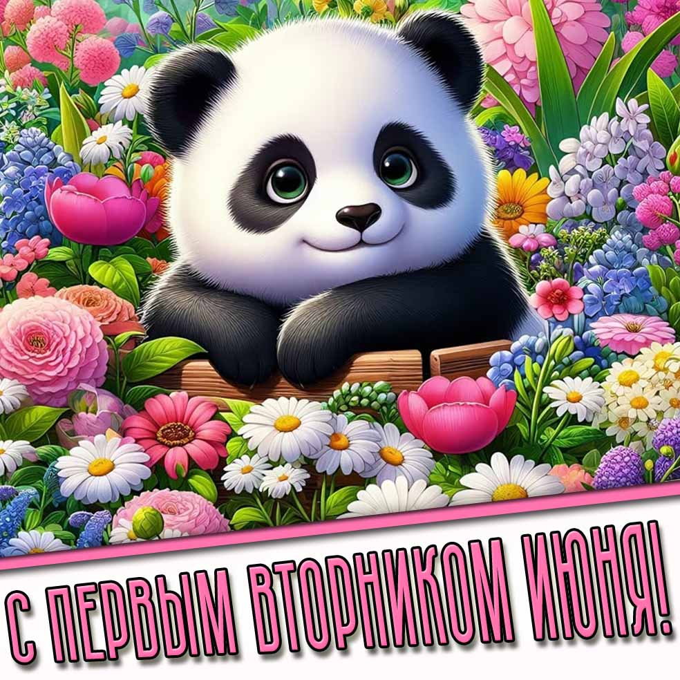 С первым вторником июня! - красивая картинка