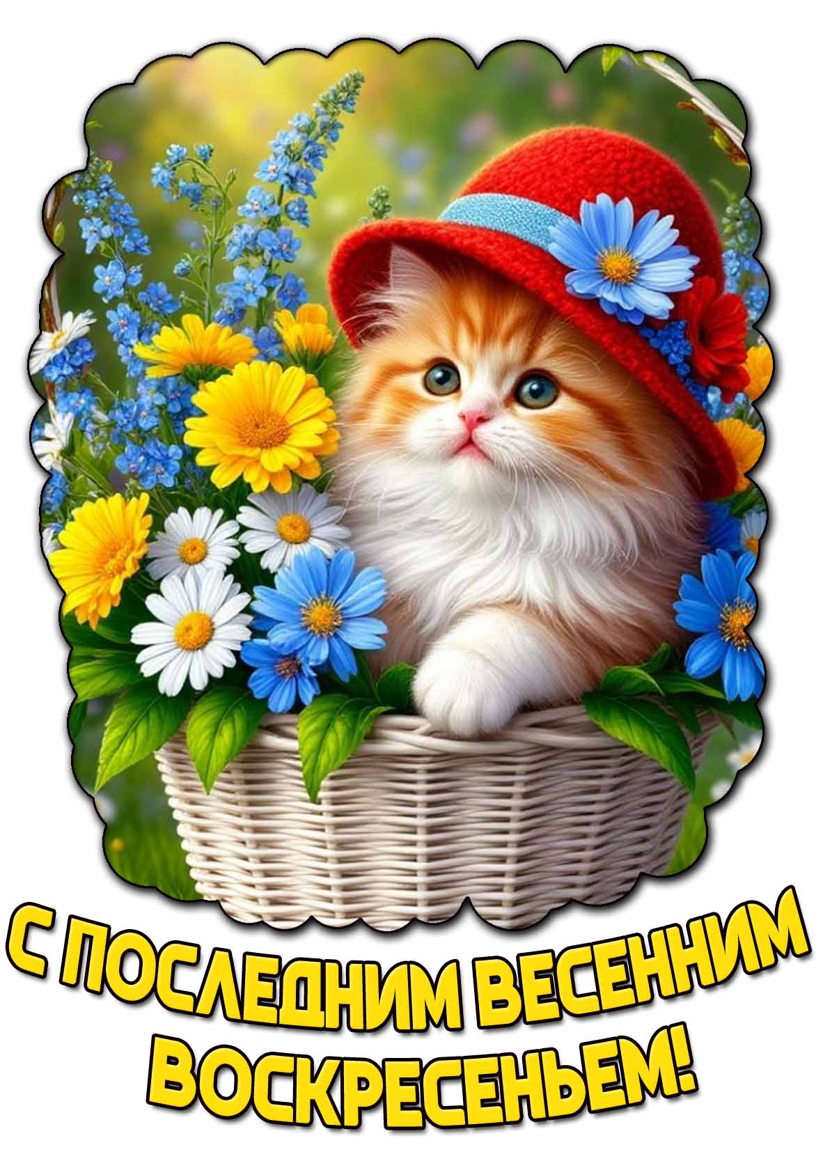 Картинка с последним весенним воскресеньем