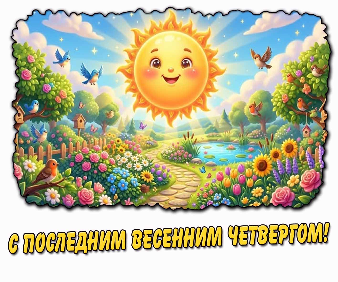 Картинка с последним весенним четвергом