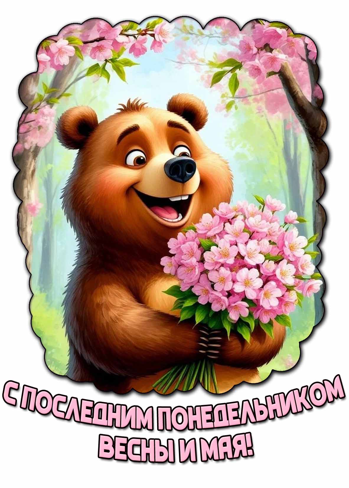 Картинка с последним понедельником весны и мая