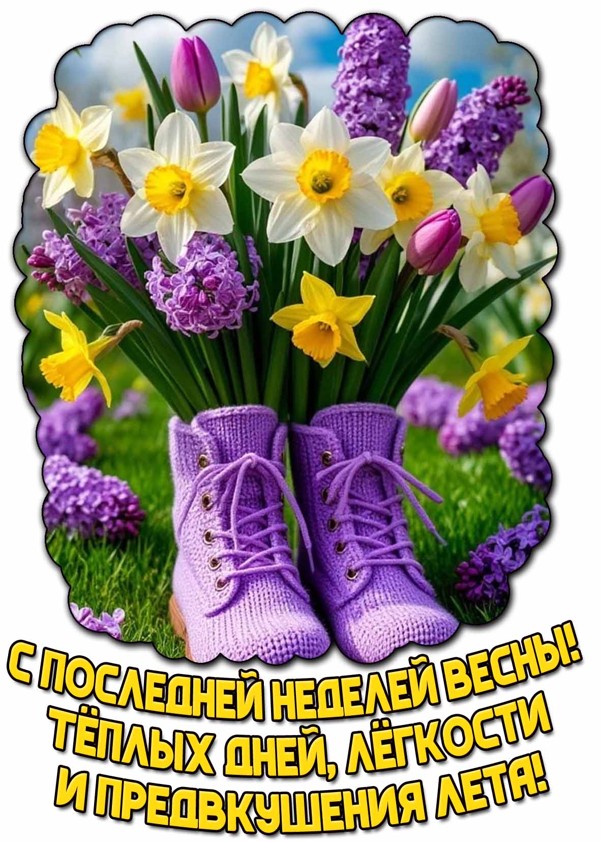 Картинка "С последней неделей весны! Тёплых дней, лёгкости и предвкушения лета!"