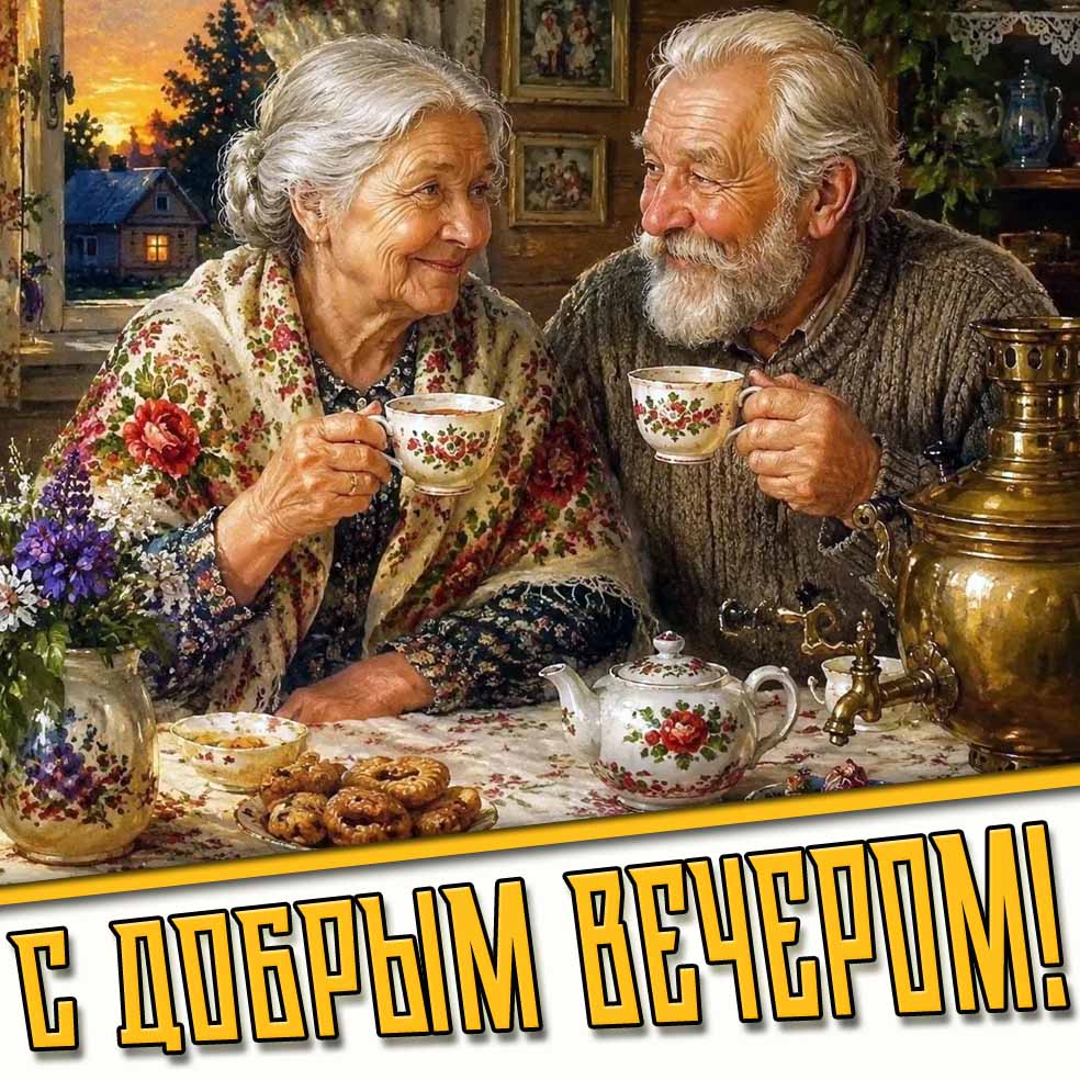 С добрым вечером! - душевная картинка