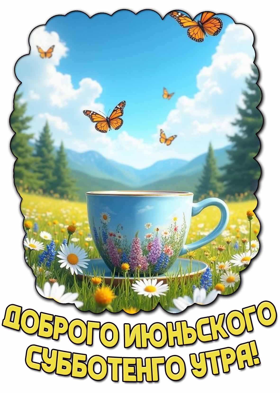 Картинка доброго июньского субботнего утра